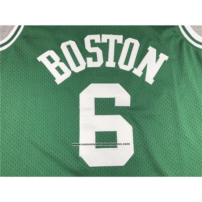 Maglia Boston Celtics Bill Russell #6 Hardwood Classics 1962-63 Verde